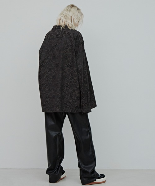 AIVER（アイバー）の「AIVER 和柄ジャガードL/Sシャツ Fabric by 西村