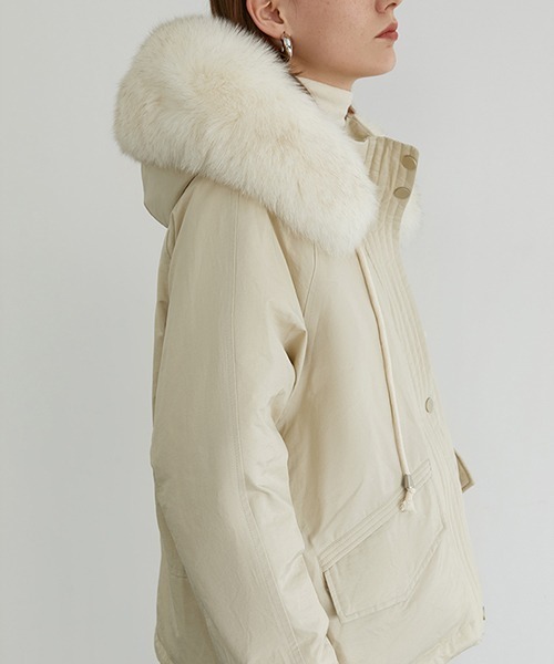 ジャケット・アウター Fano fur collar down jacket Fano fur collar down jacket