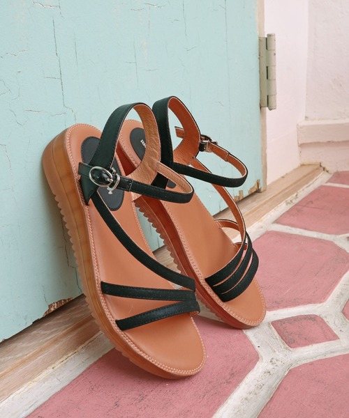 MODE KAORI(モードカオリ)の「細ストラップサンダル/23022(サンダル・レディース・ホワイト/ブラック/ベージュ・M/S/L)」の13枚目の写真