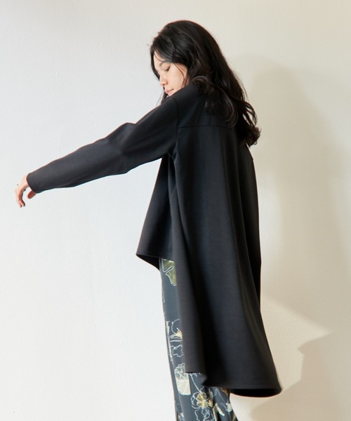 LA BELLE ETUDE(ラベルエチュード)の「フィッシュテールリラックスBASICカットソー(Tシャツ/カットソー・レディース・ホワイト/ブラック/ネイビー・FREE)」の11枚目の写真