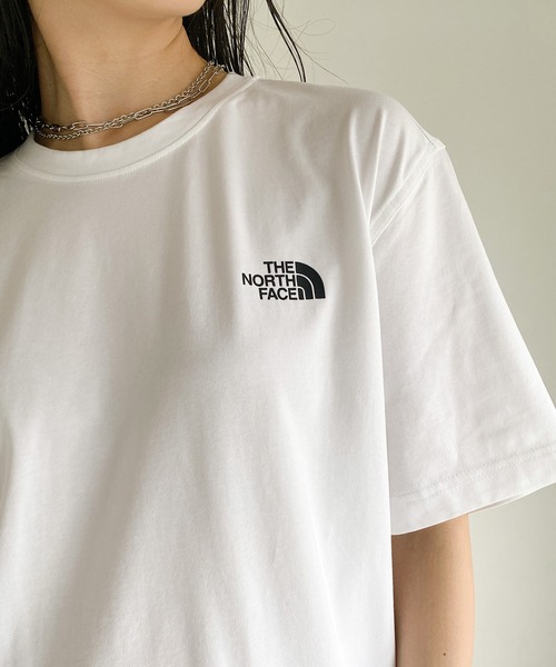 THE NORTH FACE(ザノースフェイス)の「THE NORTH FACE(ザ・ノースフェイス)/COTTON STRETCH S/S R/TEE(Tシャツ/カットソー・レディース・ホワイト/ブラック/ベージュ/チャコール・M/L/XL)」の9枚目の写真