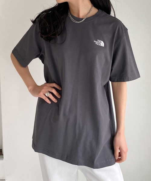 THE NORTH FACE(ザノースフェイス)の「THE NORTH FACE(ザ・ノースフェイス)/COTTON STRETCH S/S R/TEE(Tシャツ/カットソー・レディース・ホワイト/ブラック/ベージュ/チャコール・M/L/XL)」の5枚目の写真
