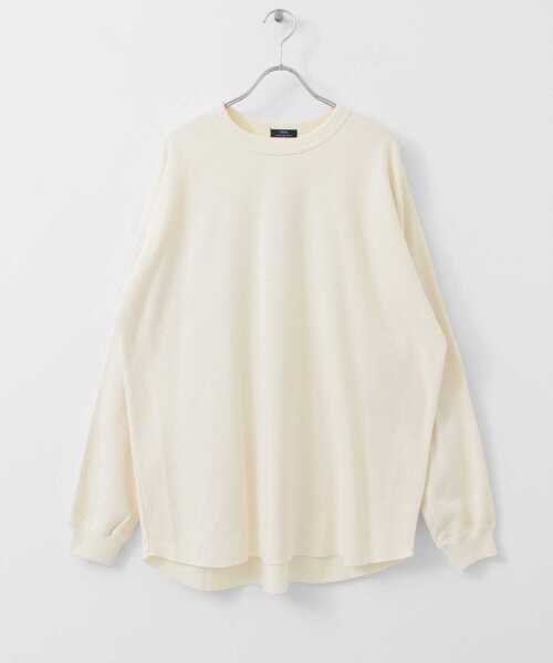 ITEMS URBANRESEARCH（アイテムズ アーバンリサーチ）の「ハニカムワッフルクルーネックカットソー（Tシャツ/カットソー・メンズ・ホワイト/ベージュ/ピンク・MEDIUM/LARGE）」の15枚目の写真