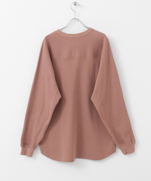 ITEMS URBANRESEARCH（アイテムズ アーバンリサーチ）の「ハニカムワッフルクルーネックカットソー（Tシャツ/カットソー・メンズ・ホワイト/ベージュ/ピンク・MEDIUM/LARGE）」の19枚目の写真