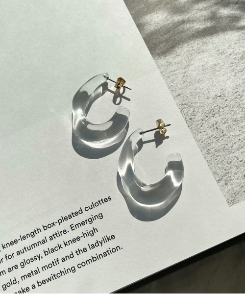 apres jour mignon(アプレジュールミニョン)の「【apresjour mignon×ARIAZ】アソートカラーピアス(ピアス(両耳用)・レディース・ライトブラウン/グレイッシュベージュ/モカ/アイボリー/オフホワイト/ダークブラウン/マスタード/その他・ONESIZE)」の8枚目の写真