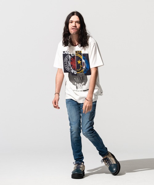 glamb（グラム）の「Godlamb CS / ゴッドラムカットソー（Tシャツ/カットソー・メンズ・ホワイト/ブラック・S/M/L）」の3枚目の写真