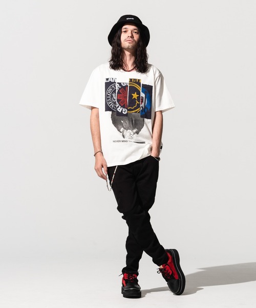 glamb（グラム）の「Godlamb CS / ゴッドラムカットソー（Tシャツ/カットソー・メンズ・ホワイト/ブラック・S/M/L）」の5枚目の写真