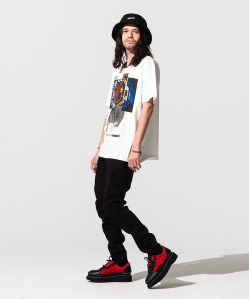 glamb（グラム）の「Godlamb CS / ゴッドラムカットソー（Tシャツ/カットソー・メンズ・ホワイト/ブラック・S/M/L）」の4枚目の写真