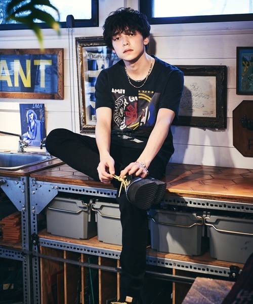 glamb（グラム）の「Godlamb CS / ゴッドラムカットソー（Tシャツ/カットソー・メンズ・ホワイト/ブラック・S/M/L）」の10枚目の写真