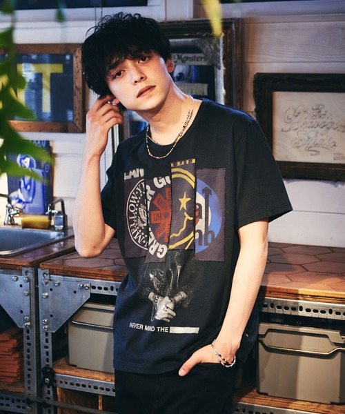 glamb（グラム）の「Godlamb CS / ゴッドラムカットソー（Tシャツ/カットソー・メンズ・ホワイト/ブラック・S/M/L）」の14枚目の写真
