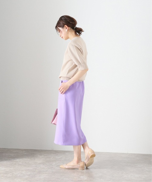 La TOTALITE(ラトータリテ)の「ポケットジップタイトスカート【手洗い可能】(スカート・レディース・ラベンダー/ベージュ/イエロー・36/38)」の9枚目の写真