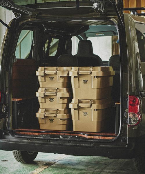 GORDON MILLER（ゴードンミラー）の「GORDON MILLER（ゴードンミラー） STACKING TRUNK CARGO LOW TYPE 30L 50SIZE (スタッキング トランクカーゴ ロータイプ)（収納グッズ・レディース・サンドベージュ/オリーブドラブ/ダークグレー/イエロー・ONE SIZE）」の9枚目の写真