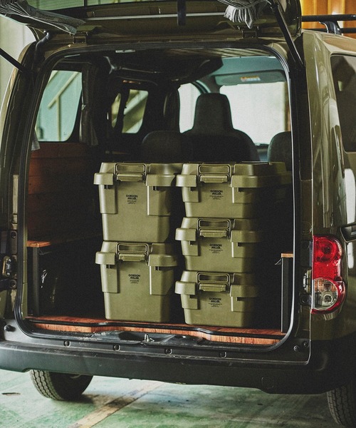 GORDON MILLER（ゴードンミラー）の「GORDON MILLER（ゴードンミラー） STACKING TRUNK CARGO LOW TYPE 30L 50SIZE (スタッキング トランクカーゴ ロータイプ)（収納グッズ・レディース・サンドベージュ/オリーブドラブ/ダークグレー/イエロー・ONE SIZE）」の15枚目の写真