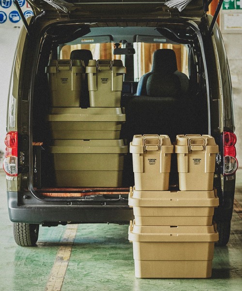 GORDON MILLER（ゴードンミラー）の「GORDON MILLER（ゴードンミラー） STACKING TRUNK CARGO LOW TYPE 30L 50SIZE (スタッキング トランクカーゴ ロータイプ)（収納グッズ・レディース・サンドベージュ/オリーブドラブ/ダークグレー/イエロー・ONE SIZE）」の12枚目の写真