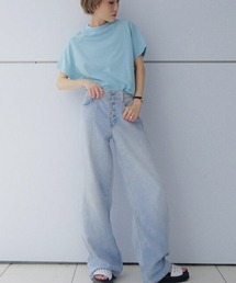 GAP | ライトウォッシュ ワイドレッグ ハリウッドジーンズ(デニムパンツ)