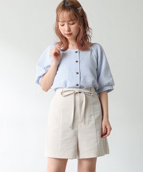 Honeys（ハニーズ）の「スクエアブラウス（シャツ/ブラウス