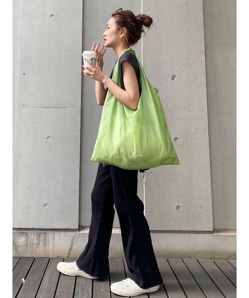 Ungrid（アングリッド）の「【WEB限定】ランダムテレコフレアパンツ（その他パンツ・レディース・アイボリー/ブラック/ローズ/ライトグリーン/ブラウン・FREE）」の6枚目の写真