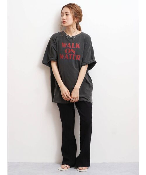 Ungrid（アングリッド）の「【WEB限定】ランダムテレコフレアパンツ（その他パンツ・レディース・アイボリー/ブラック/ローズ/ライトグリーン/ブラウン・FREE）」の11枚目の写真