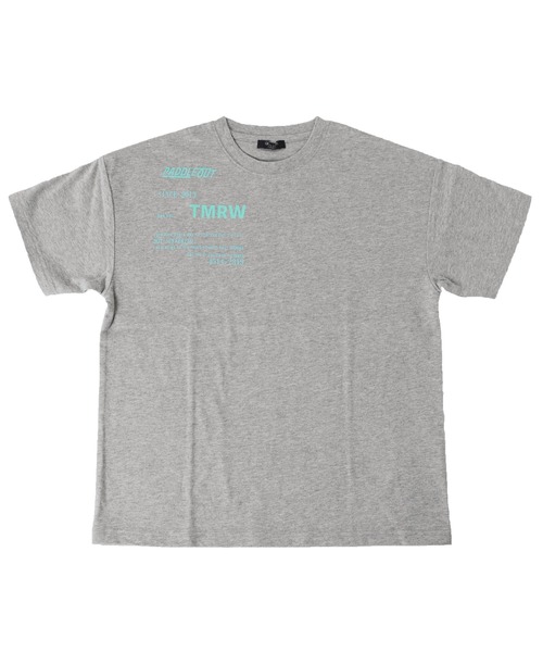 GLAZOS(グラソス)の「天竺・ドロップショルダーシンプルロゴ半袖Tシャツ(Tシャツ/カットソー・キッズ・グレー/ピンク/エメラルド・130cm/140cm/150cm/160cm/170cm)」の2枚目の写真