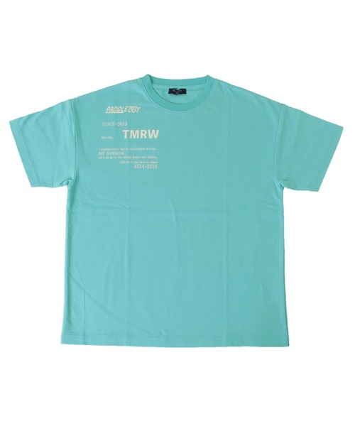 GLAZOS(グラソス)の「天竺・ドロップショルダーシンプルロゴ半袖Tシャツ(Tシャツ/カットソー・キッズ・グレー/ピンク/エメラルド・130cm/140cm/150cm/160cm/170cm)」の3枚目の写真