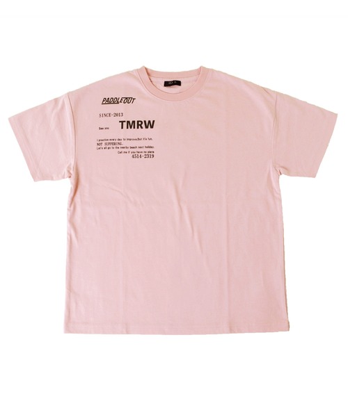 GLAZOS(グラソス)の「天竺・ドロップショルダーシンプルロゴ半袖Tシャツ(Tシャツ/カットソー・キッズ・グレー/ピンク/エメラルド・130cm/140cm/150cm/160cm/170cm)」の4枚目の写真