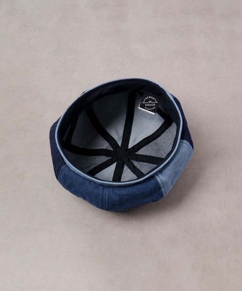 Sense of Grace（センスオブグレース）の「LABE BERET ベレー帽（ハンチング/ベレー帽・メンズ・ブラック/ベージュ/マルチ/ネイビー/ベージュ系/ネイビー系/ブラック系/その他・FREE）」の21枚目の写真