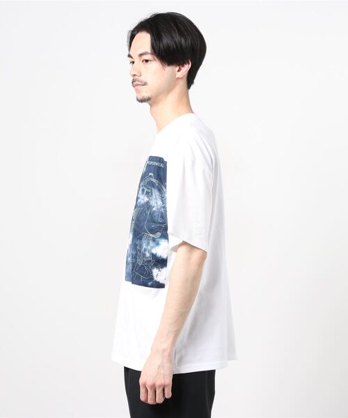 yoshiokubo(ヨシオクボ)の「yoshiokubo “SHARAKU PATCH”Tシャツ(Tシャツ/カットソー・メンズ・ホワイト・3)」の3枚目の写真