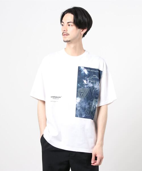 yoshiokubo(ヨシオクボ)の「yoshiokubo “SHARAKU PATCH”Tシャツ(Tシャツ/カットソー・メンズ・ホワイト・3)」の8枚目の写真