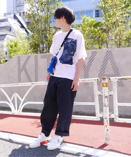 yoshiokubo(ヨシオクボ)の「yoshiokubo “SHARAKU PATCH”Tシャツ(Tシャツ/カットソー・メンズ・ホワイト・3)」の9枚目の写真