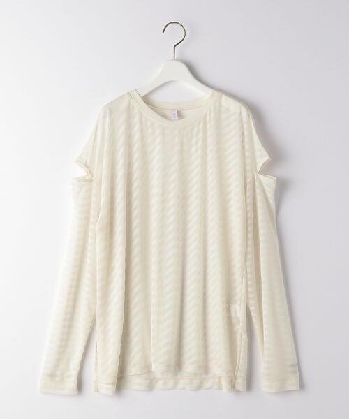 BRACTMENT（ブラクトメント）の「『BRACTMENT(ブラクトメント)』 BM シアーボーダー ロンT（Tシャツ/カットソー・レディース・ネイビー/レッド/オフホワイト・FREE）」の2枚目の写真