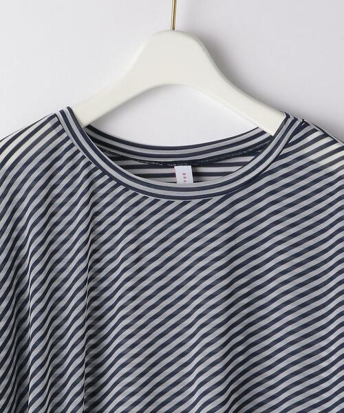 BRACTMENT（ブラクトメント）の「『BRACTMENT(ブラクトメント)』 BM シアーボーダー ロンT（Tシャツ/カットソー・レディース・ネイビー/レッド/オフホワイト・FREE）」の8枚目の写真