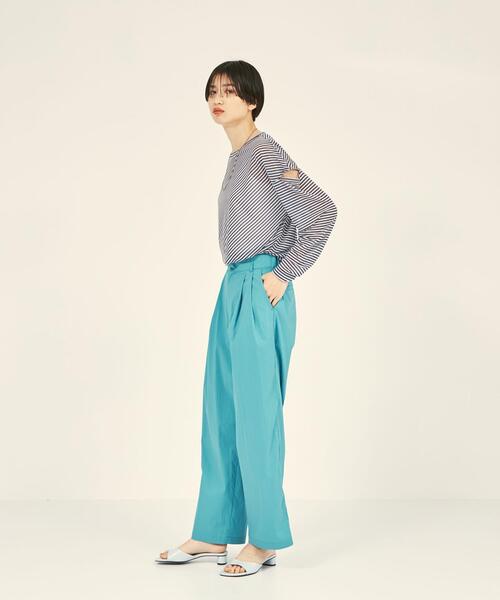 BRACTMENT（ブラクトメント）の「『BRACTMENT(ブラクトメント)』 BM シアーボーダー ロンT（Tシャツ/カットソー・レディース・ネイビー/レッド/オフホワイト・FREE）」の5枚目の写真