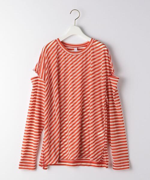 BRACTMENT（ブラクトメント）の「『BRACTMENT(ブラクトメント)』 BM シアーボーダー ロンT（Tシャツ/カットソー・レディース・ネイビー/レッド/オフホワイト・FREE）」の10枚目の写真