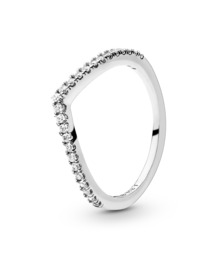 PANDORA | スパークリング ウィッシュボーン リング(リング)
