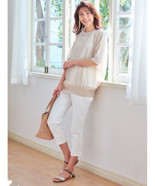 SHOO・LA・RUE(シューラルー)の「◆配色ストラップフラットサンダル(サンダル・レディース・ブラック系3/シルバー系4/ゴールド系4/ベージュ系その他2・25/35/45)」の17枚目の写真