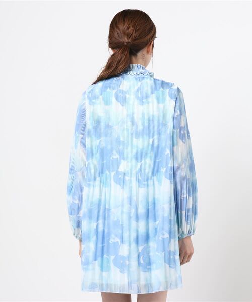 Figments(フィグメンツ)の「シフォンミニワンピース(ワンピース・レディース・ブルー・FREE)」の7枚目の写真