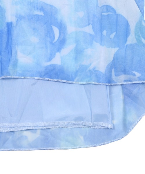 Figments(フィグメンツ)の「シフォンミニワンピース(ワンピース・レディース・ブルー・FREE)」の2枚目の写真