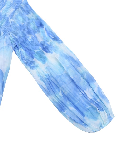 Figments(フィグメンツ)の「シフォンミニワンピース(ワンピース・レディース・ブルー・FREE)」の6枚目の写真