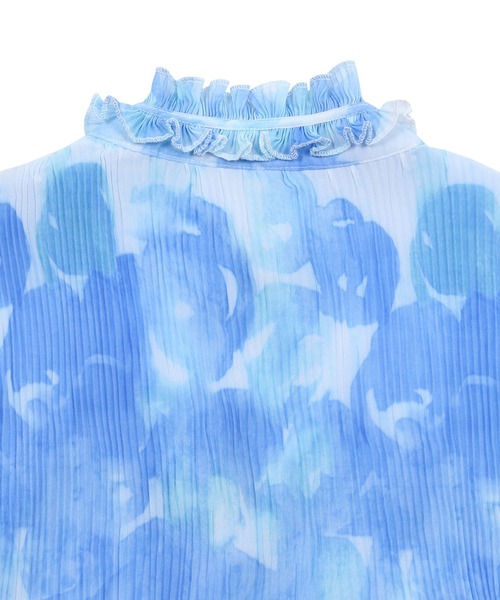 Figments(フィグメンツ)の「シフォンミニワンピース(ワンピース・レディース・ブルー・FREE)」の8枚目の写真