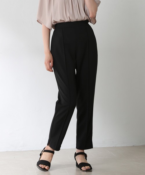 Honeys（ハニーズ）の「テーパードパンツ（その他パンツ・レディース・ネイビー/ブルー系その他/ブラック/ライトブラウン・S/M/LL/L）」の2枚目の写真