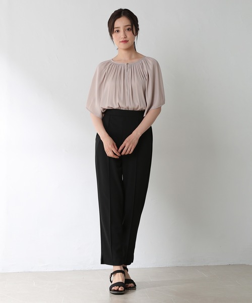 Honeys（ハニーズ）の「テーパードパンツ（その他パンツ・レディース・ネイビー/ブルー系その他/ブラック/ライトブラウン・S/M/LL/L）」の18枚目の写真