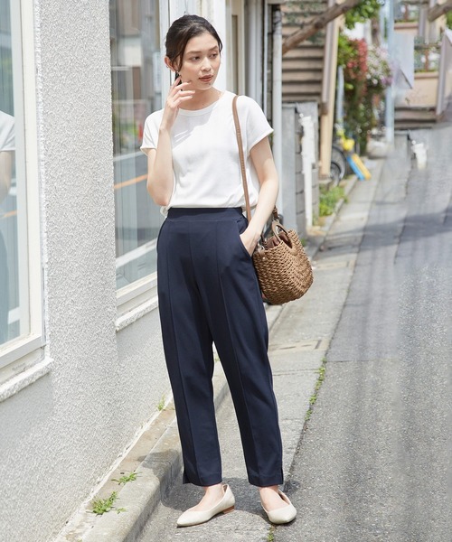 Honeys（ハニーズ）の「テーパードパンツ（その他パンツ・レディース・ネイビー/ブルー系その他/ブラック/ライトブラウン・S/M/LL/L）」の9枚目の写真