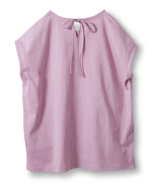 avecmoi（アヴェクモワ）の「【佐藤かなさんプロデュース】 アヴェクモワ　フレンチスリーブＴシャツ（Tシャツ/カットソー・レディース・ホワイト×ブラック/ピンク・MEDIUM/LARGE/X-LARGE/SMALL）」の16枚目の写真