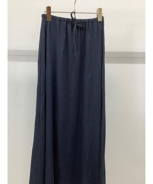 ulu（ウル）の「original linen frea long skirt（スカート・レディース・ネイビー/レッド・FREE）」の13枚目の写真