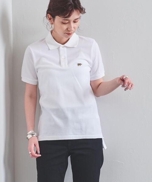 Scye（サイ）の「＜Scye（サイ）＞ピケ ポロシャツ ■■■（ポロシャツ・レディース・ホワイト・38）」の2枚目の写真