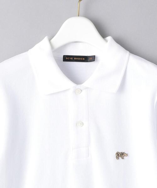 Scye（サイ）の「＜Scye（サイ）＞ピケ ポロシャツ ■■■（ポロシャツ・レディース・ホワイト・38）」の8枚目の写真
