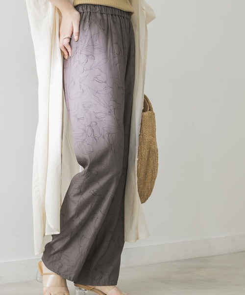 URBAN RESEARCH（アーバンリサーチ）の「線画プリントイージーパンツ（その他パンツ・レディース・グリーン系その他/ブラウン/ホワイト系その他・FREE）」の17枚目の写真