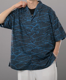 総柄オープンカラーシャツ