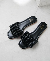 ROPE' PICNIC | シャーリングスライドフラットサンダル(サンダル)