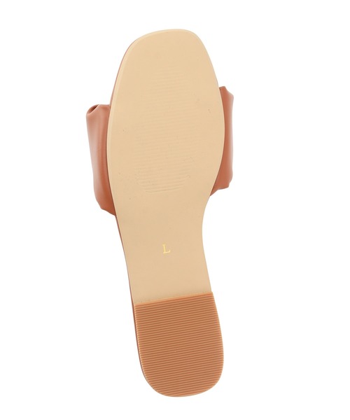 ROPE' PICNIC（ロペピクニック）の「シャーリングスライドフラットサンダル（サンダル・レディース・ブラック/ブラウン/グリーン系その他・M/L）」の8枚目の写真